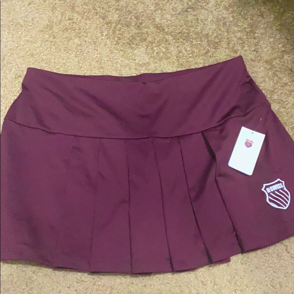 Tennis skirt burgundy